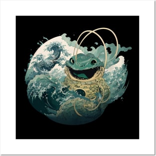 Japanese River Creature (Kappa) - Japan Mythology Posters and Art